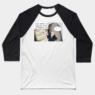 Netanuahu Cartoon Baseball T-Shirt